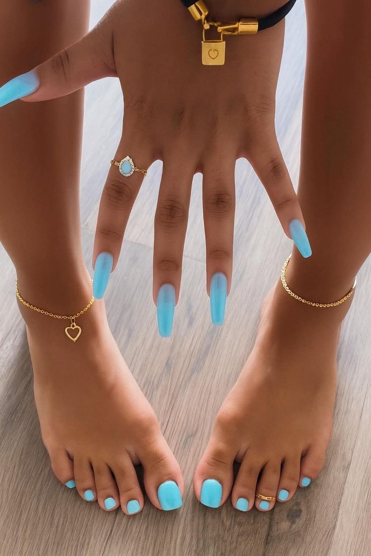 Toe Gel Nails 4 nail design by Anita in Centurion